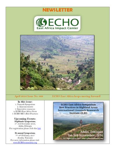 Echo east africa newsletter issue 9 0