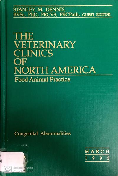 Congenital Abnormalities: The Veterinary Clinics of North America ...