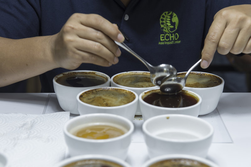 ECHO Asia Coffee Network - First Coffee Cupping