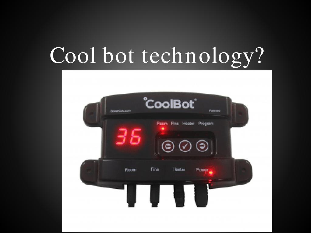 Cooler bot. Cooler bot