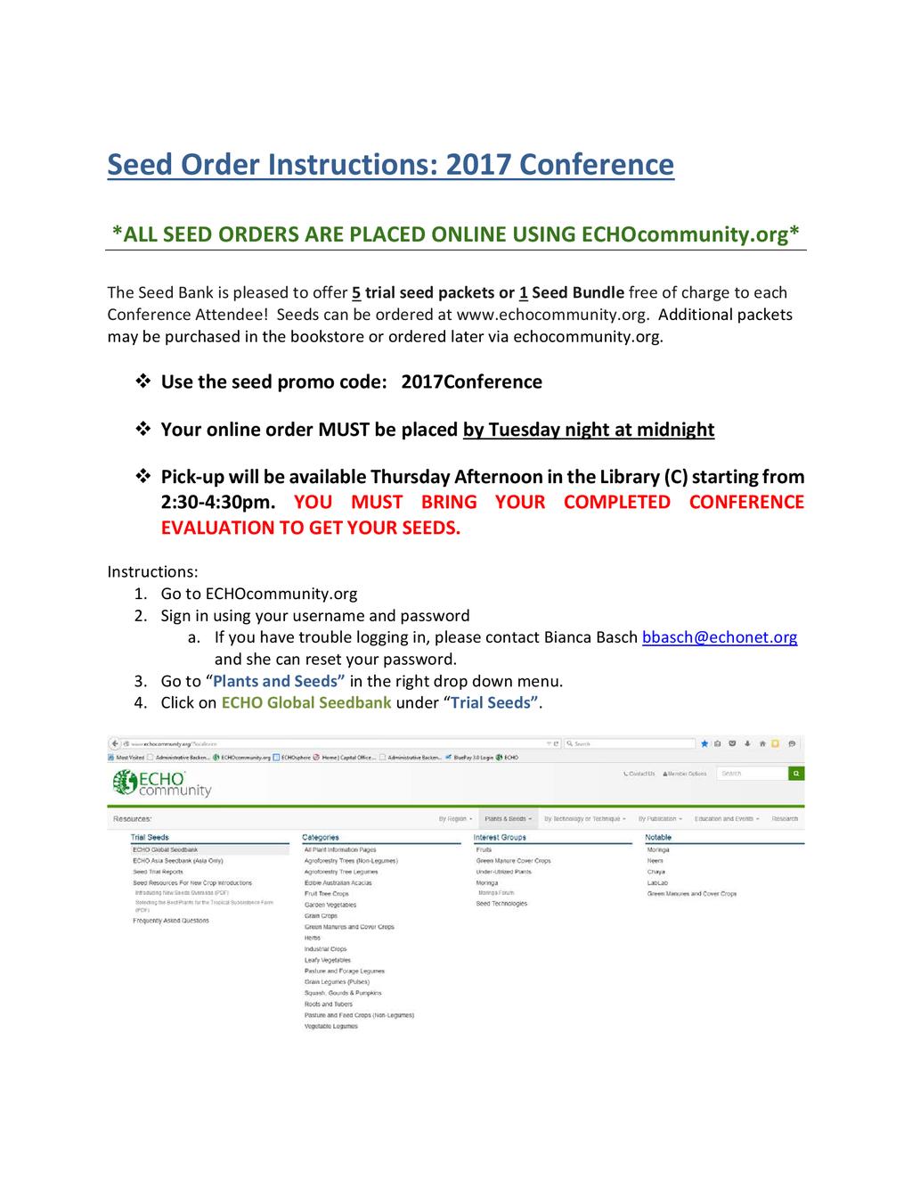 Seed Ordering Instructions