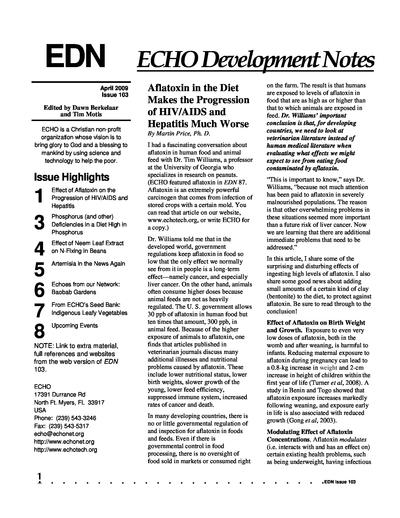 EDN Issue #103 | ECHOcommunity.org