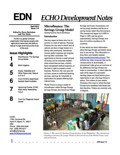 EDN Issue #115 | ECHOcommunity.org